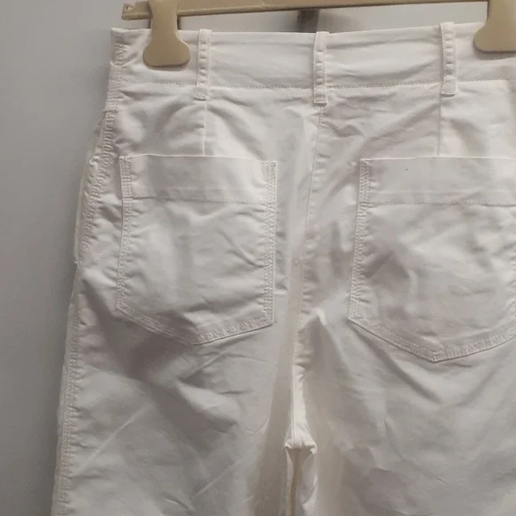 Wilfred Free White Pants Boyfriend Pants 28" Waist size 4 - Picture 7 of 8